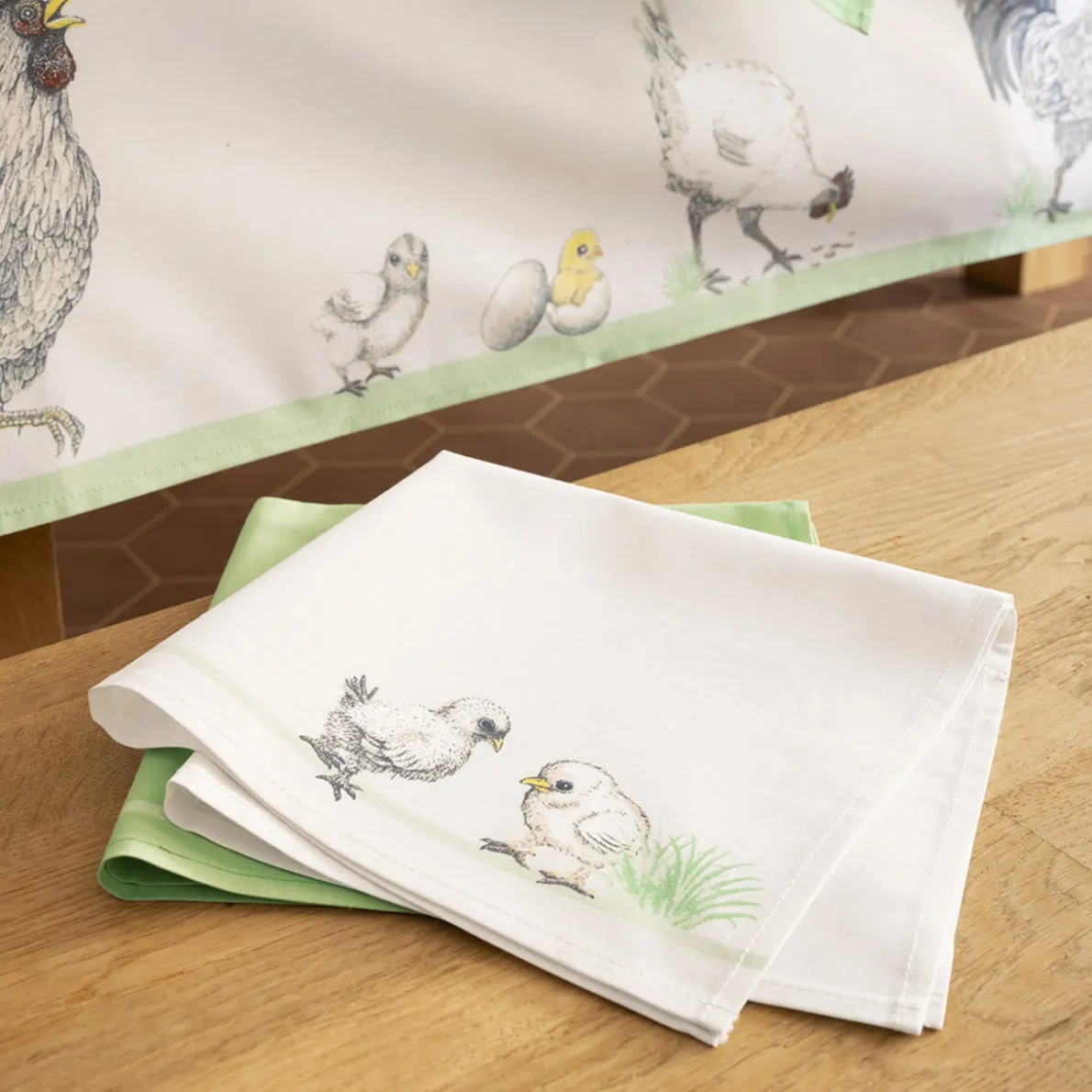 La famille cocotte Serviette de table