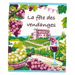 La fête des vendanges 3 torchons