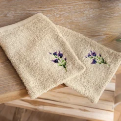 Langage des fleurs 2 gants de toilette