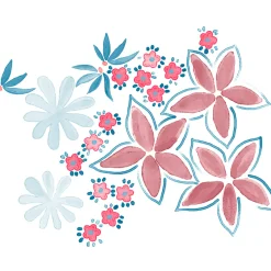 Le chant des fleurs Housse de couette