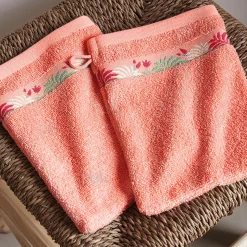 Le chant du colibri 2 gants de toilette