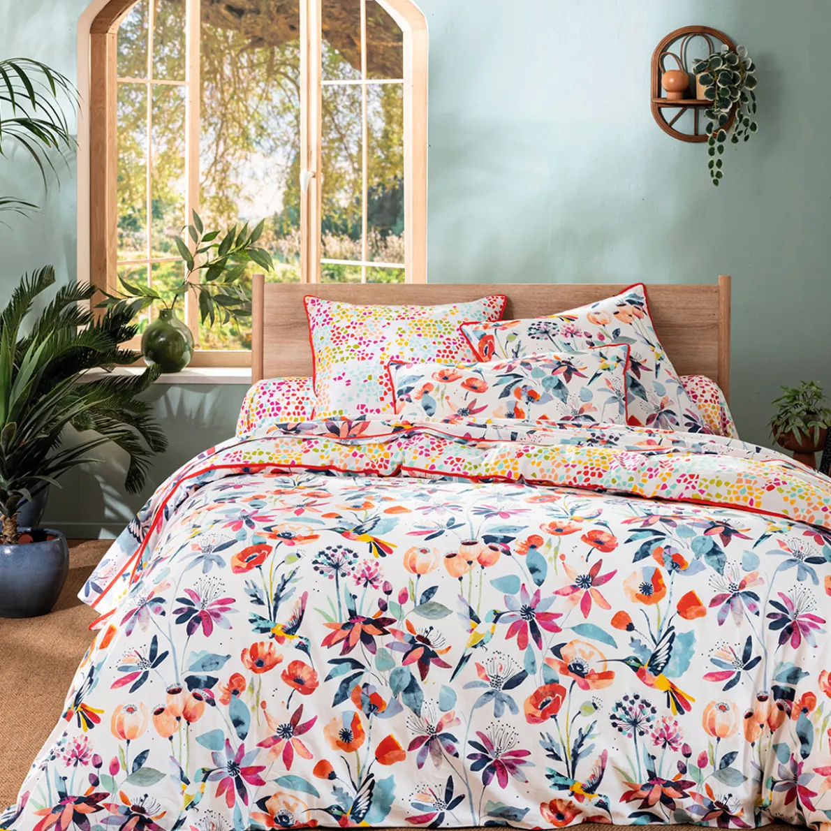 Le jardin du colibri Housse de couette