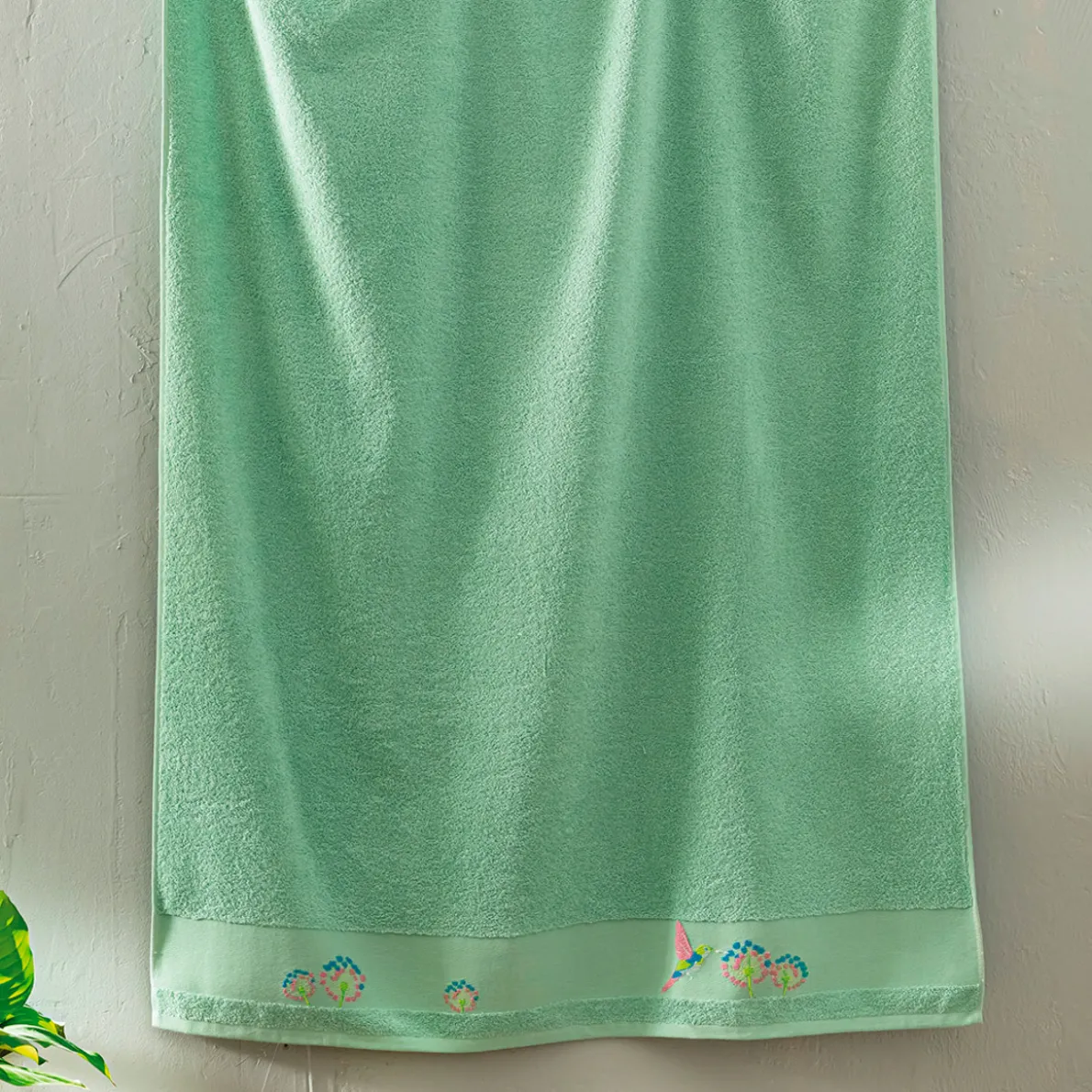Le jardin du colibri Maxi drap de bain