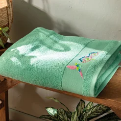 Le jardin du colibri Serviette de bain