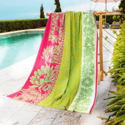 Les couleurs de Corfou Maxi drap de plage