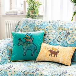 Les musiciens de Brême Housse de coussin âne