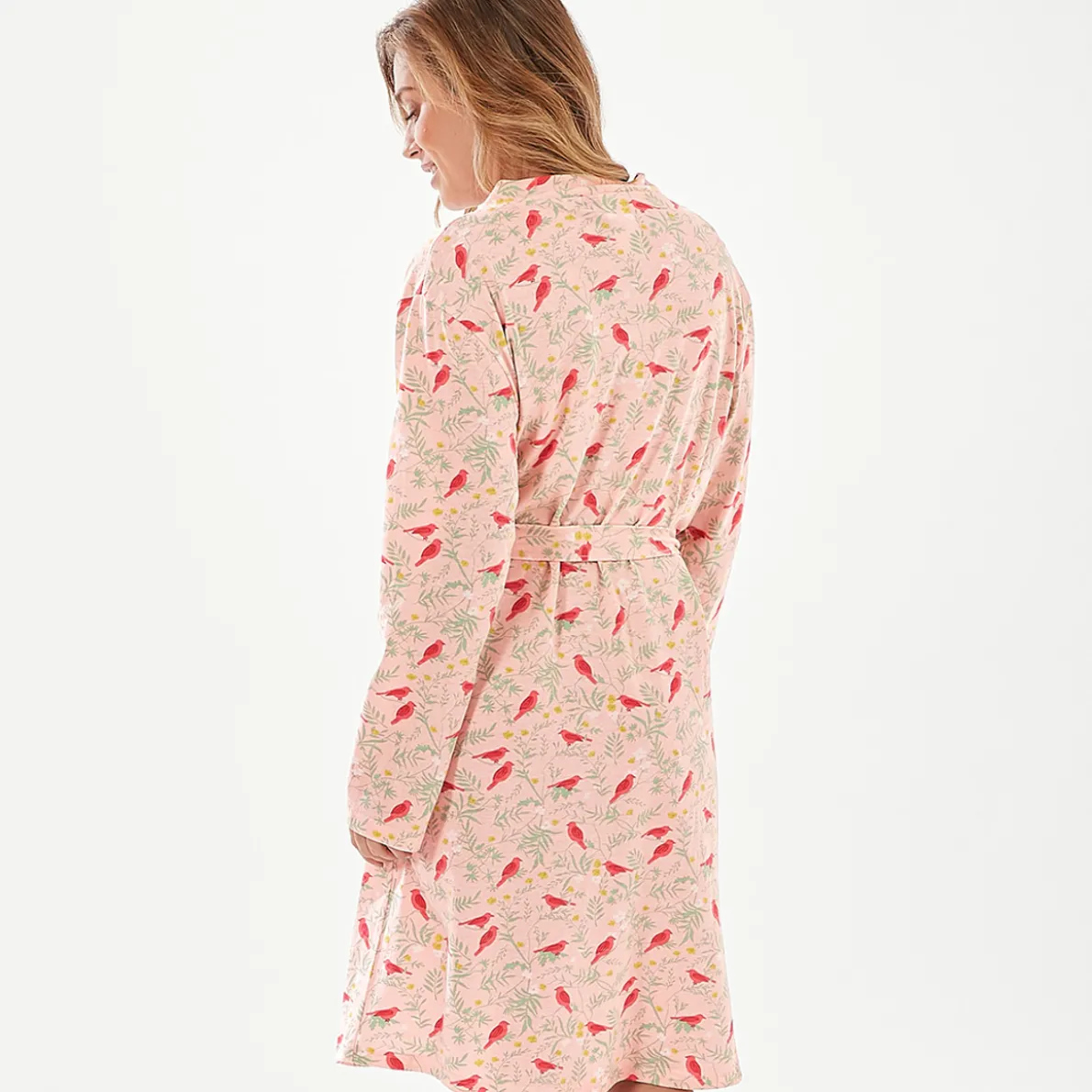 Les oiseaux s'invitent au jardin Kimono