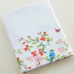 Les oiseaux s'invitent au jardin Drap