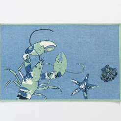 Les trésors de pêche Tapis de cuisine