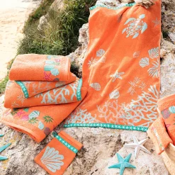 L'île aux tortues Maxi drap de bain