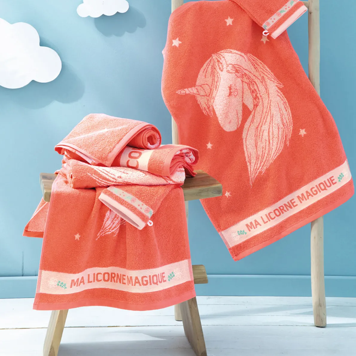 Ma licorne magique Drap de bain