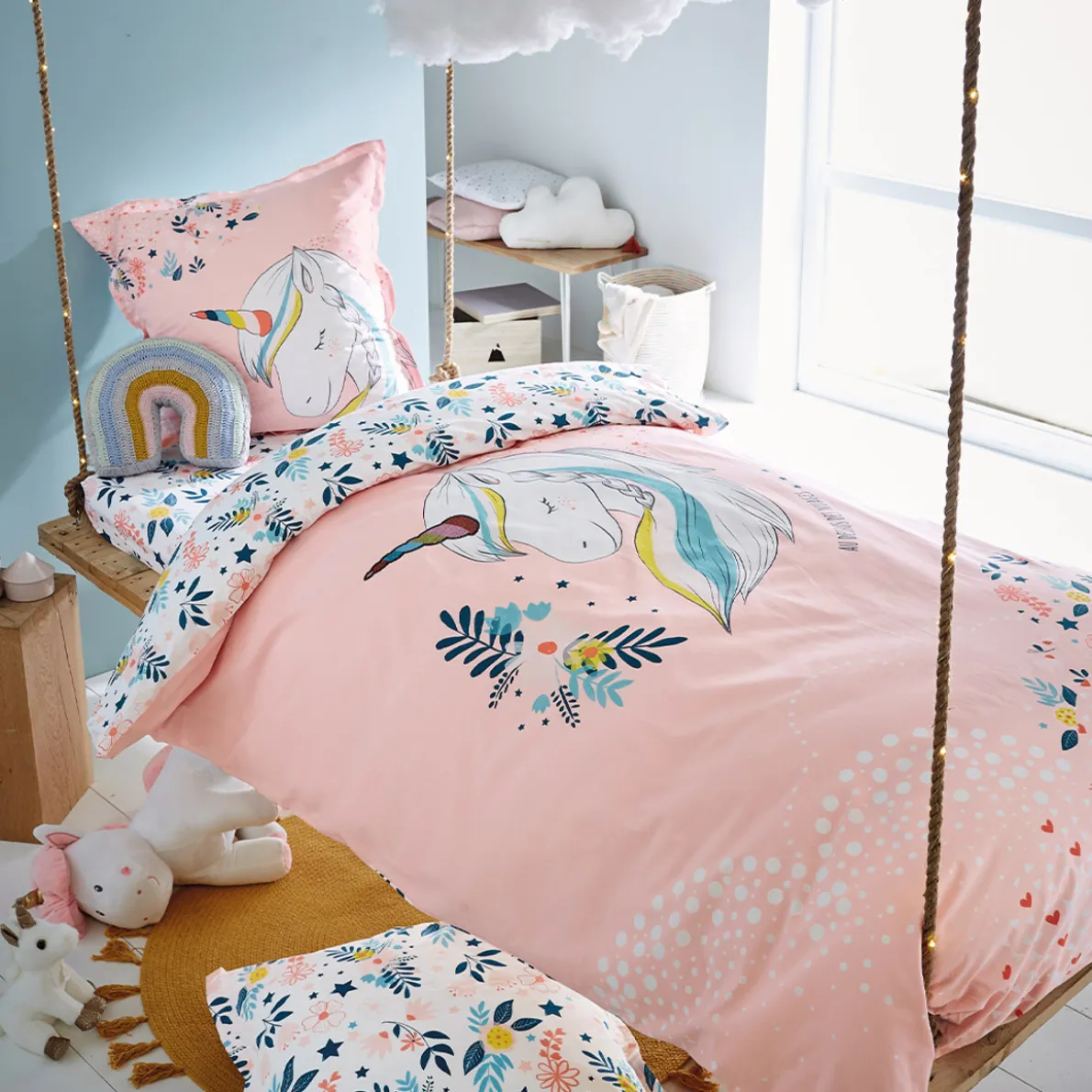 Ma licorne magique Drap-housse