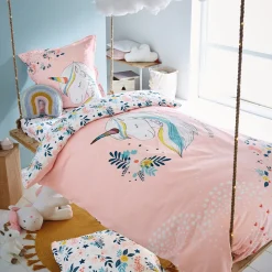 Ma licorne magique Parure de lit housse de couette enfant
