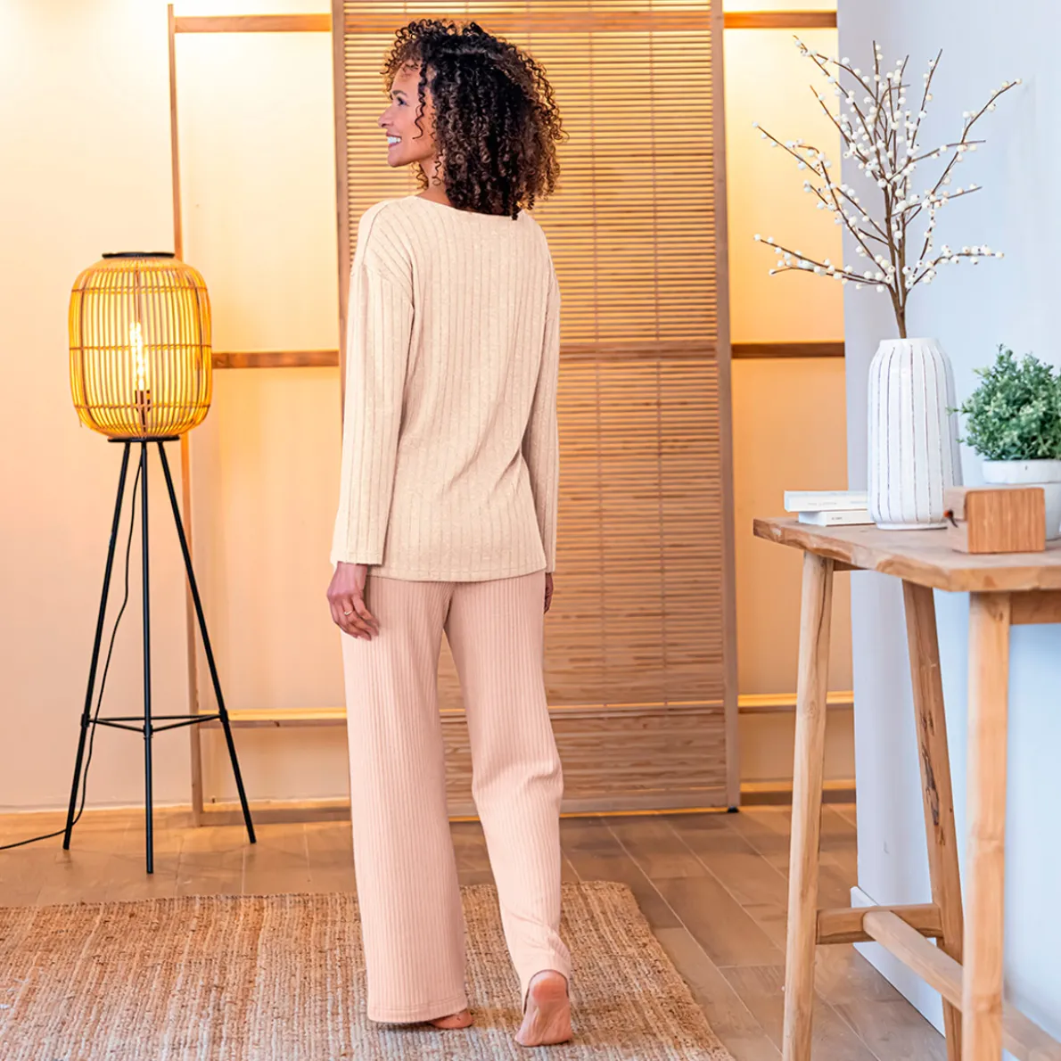 Mes essentiels Pantalon vieux rose