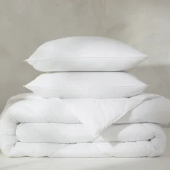 Microfibre 1er prix Couette chaude et oreiller carré