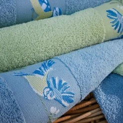 Mésanges et pommiers Maxi drap de bain