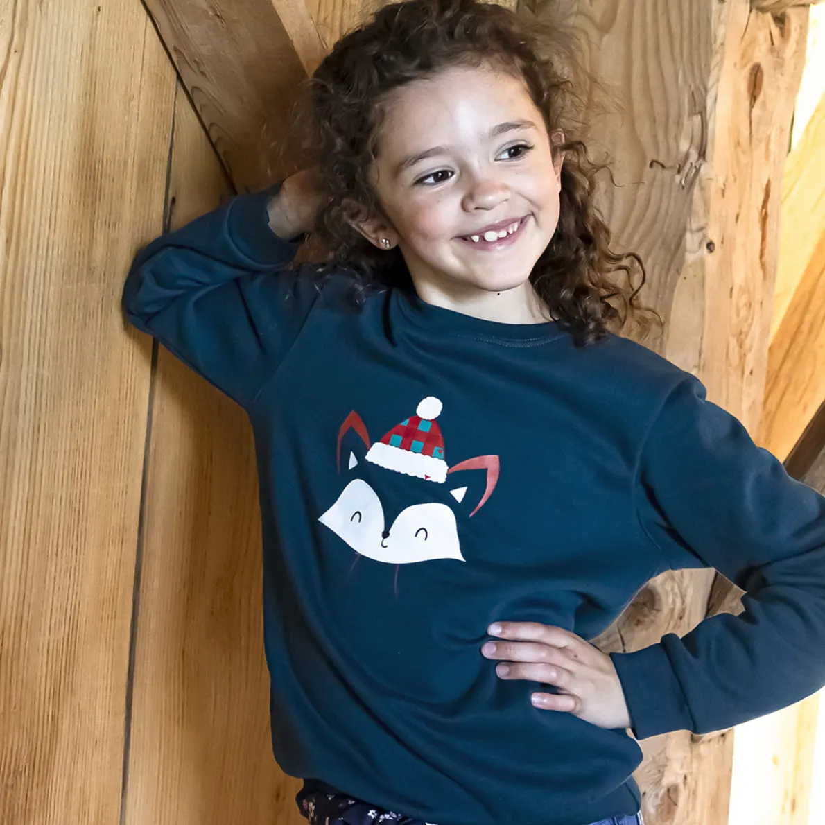 Noël en Laponie Sweat enfant