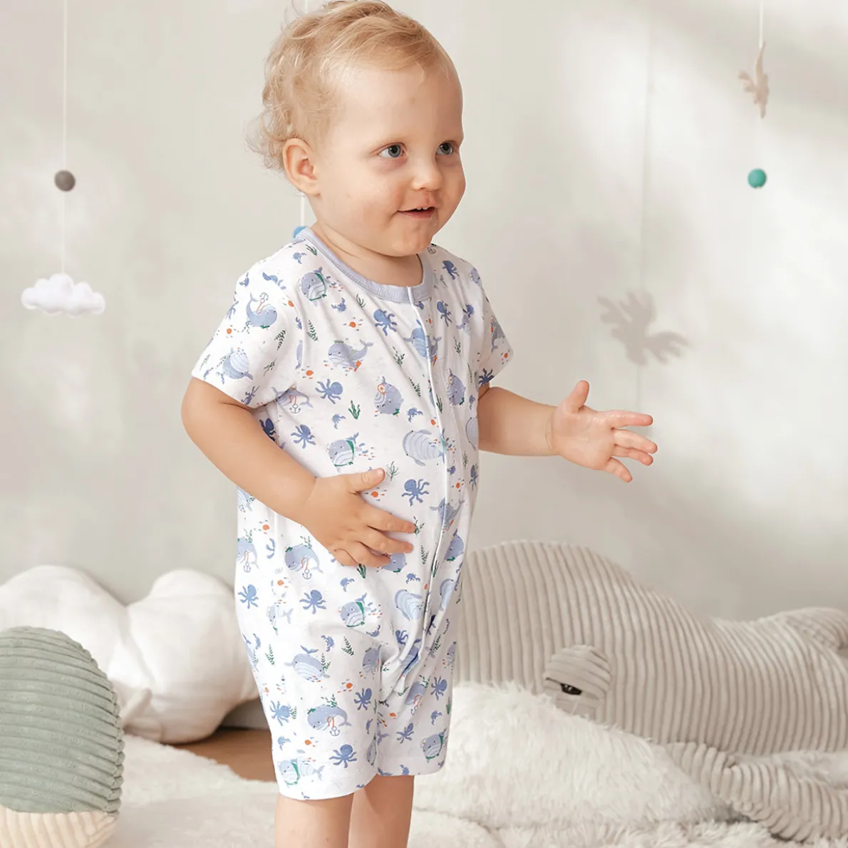 Océans et merveilles Combishort garçon