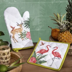 Pause tropicale Gant et manique