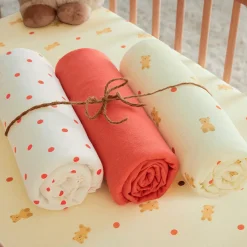Petit ours 3 draps-housses