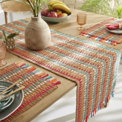 Piment et curacao Chemin de table