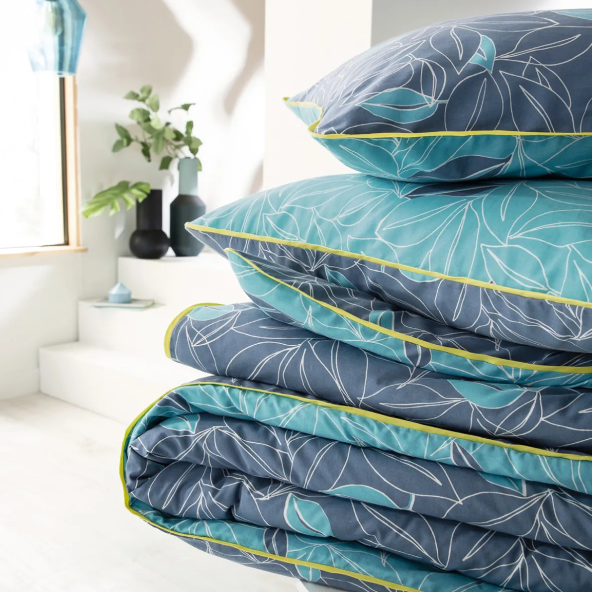 Planète indigo Housse de couette