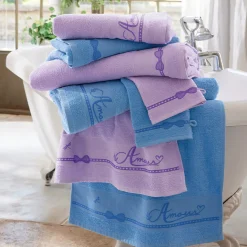 Poème floral Drap de bain