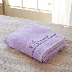Poème floral Serviette de bain