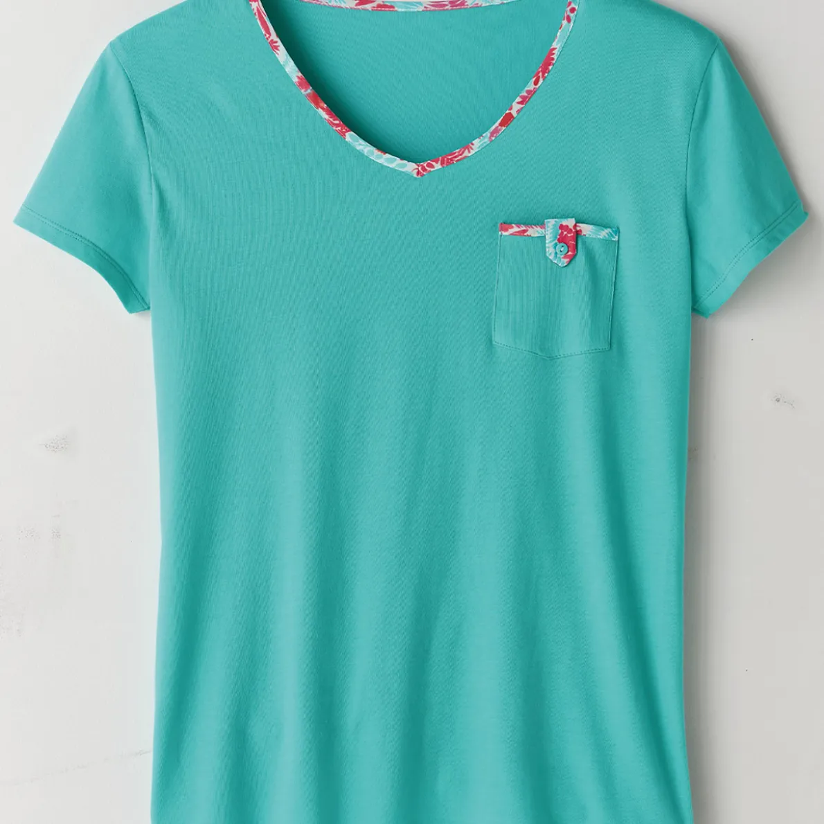 Poésie créole T-shirt turquoise