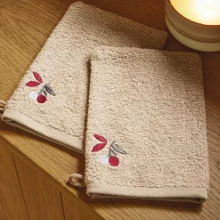 Promesse de bonheur 2 gants de toilette