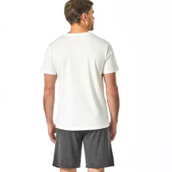 Rockeur dormeur Pyjama short ivoire