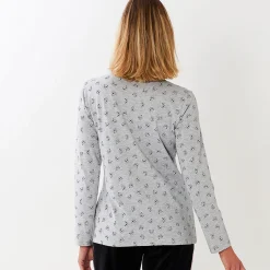 Rose bambou T-shirt gris