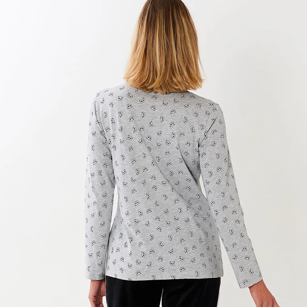 Rose bambou T-shirt gris