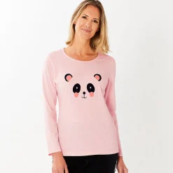 Rose bambou T-shirt rose