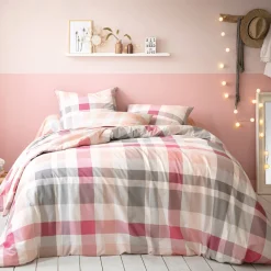 Rose blush Housse de couette