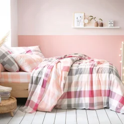 Rose blush Housse de couette