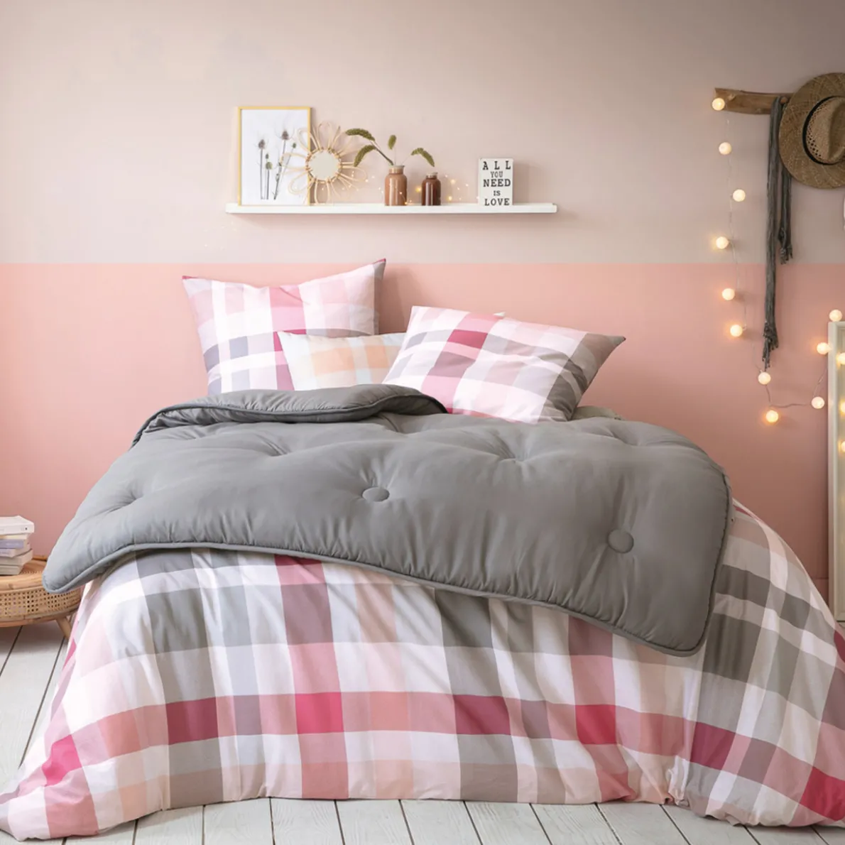 Rose blush Linge de lit