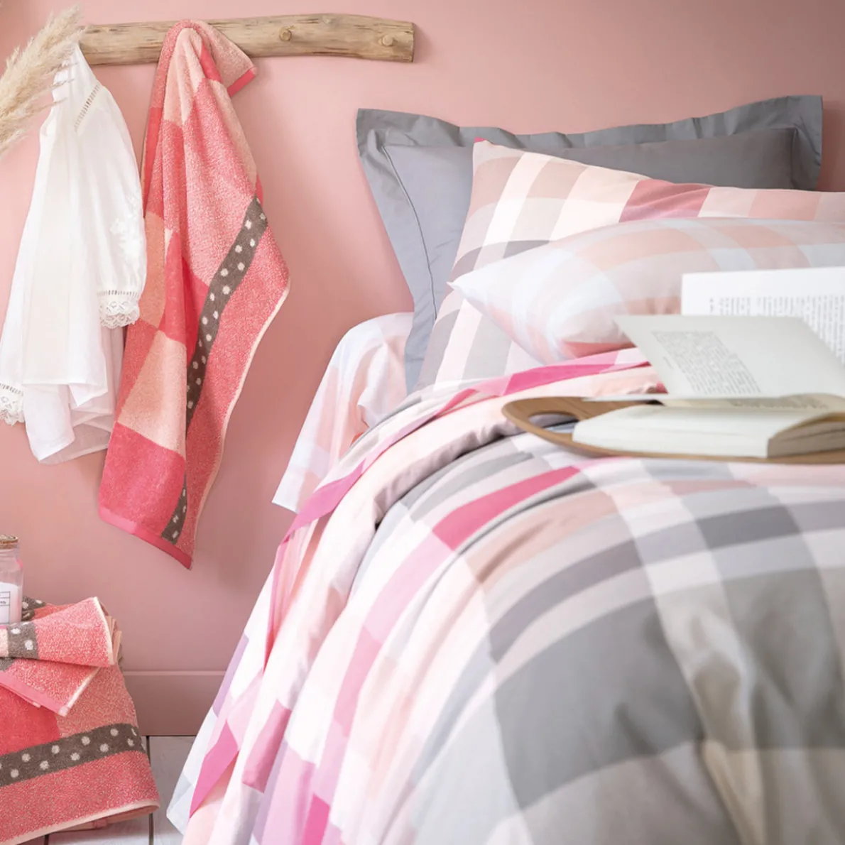 Rose blush Linge de lit