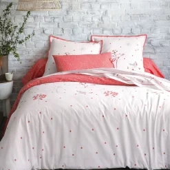 Rouge poète Linge de lit