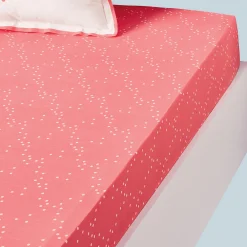 Rouge poète Linge de lit