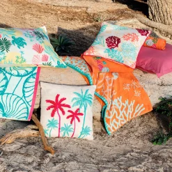 Rêve de corail Housse De Coussin