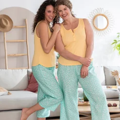 Rêves ensoleillés Pantalon 7/8ème menthe