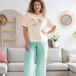 Rêves ensoleillés Pantalon 7/8ème menthe