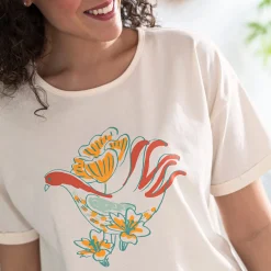 Rêves ensoleillés T-shirt écru