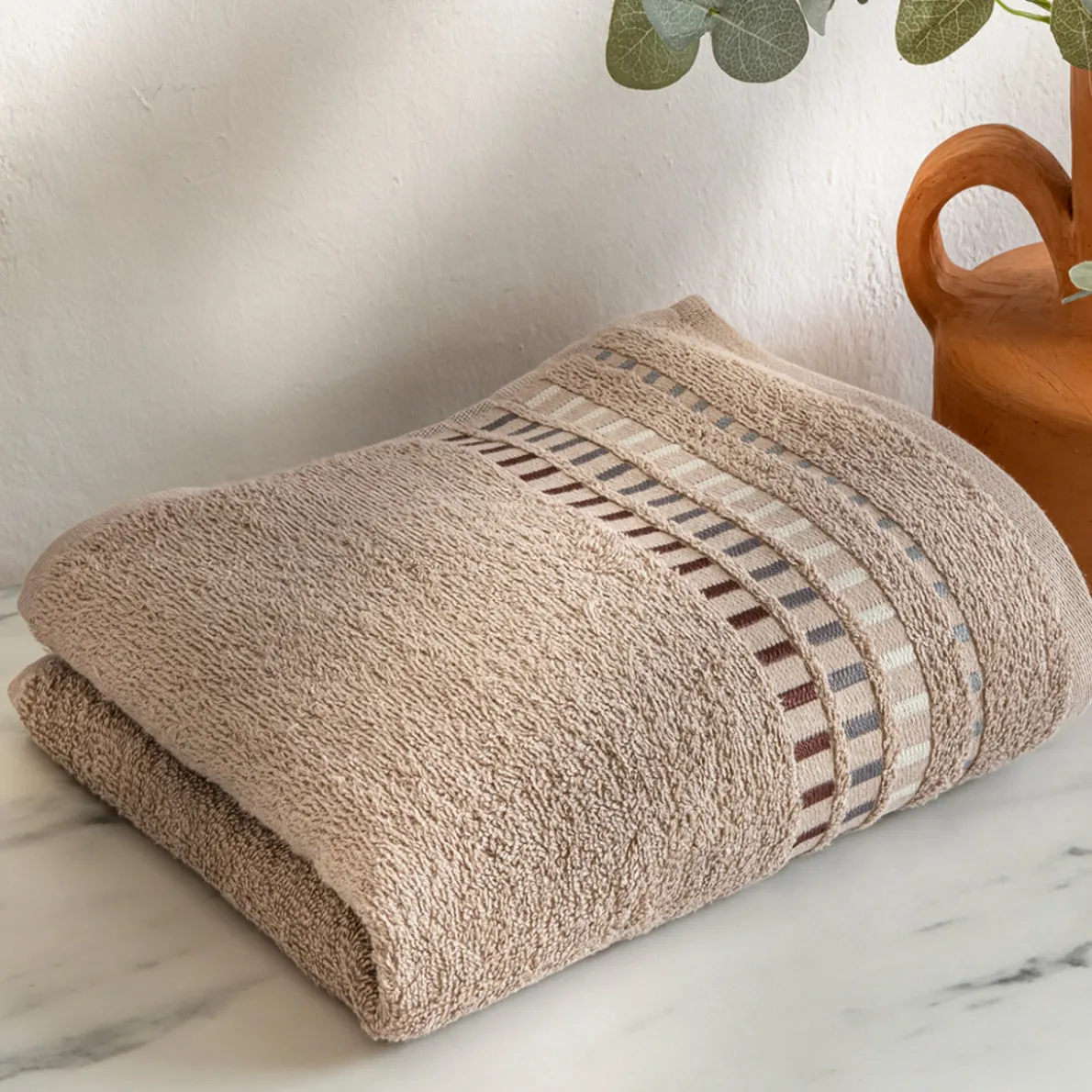 Sable et océans Drap de bain