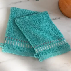 Sable et océans 2 gants de toilette