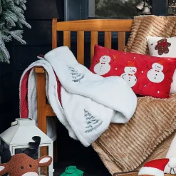 Sapin enneigé Plaid