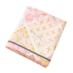 Sashiko en fleurs Linge de lit