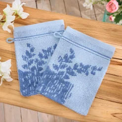 Secrets du jardin 2 gants de toilette