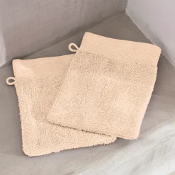 Sensation 2 gants de toilette
